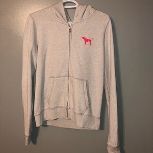 Pink full zip jacket